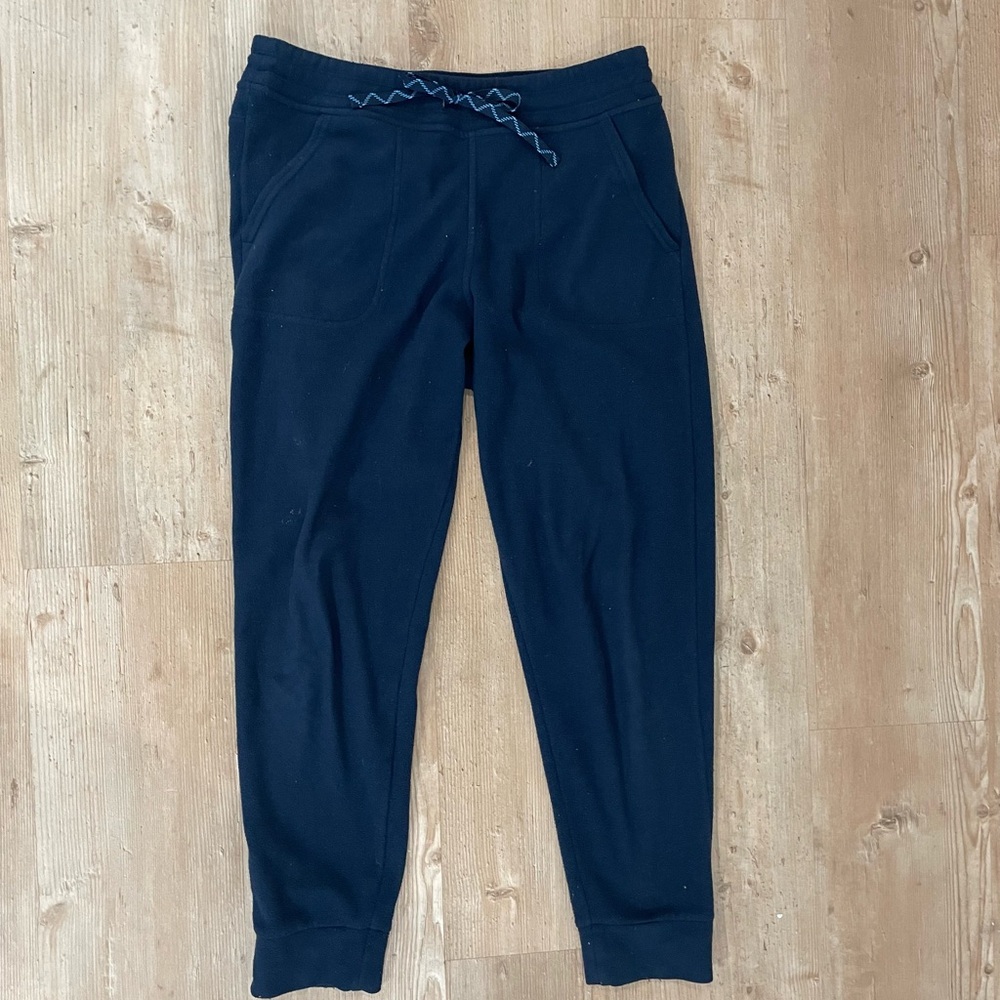 Patagonia Navy Fleece Drawstring Pant
